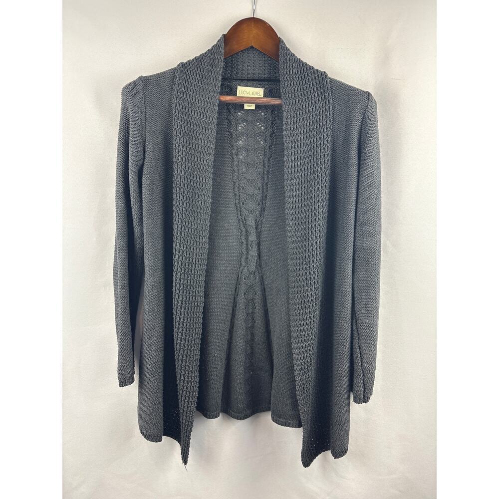 Women’s Lucy & Laurel Small Dark Grey Cardigan